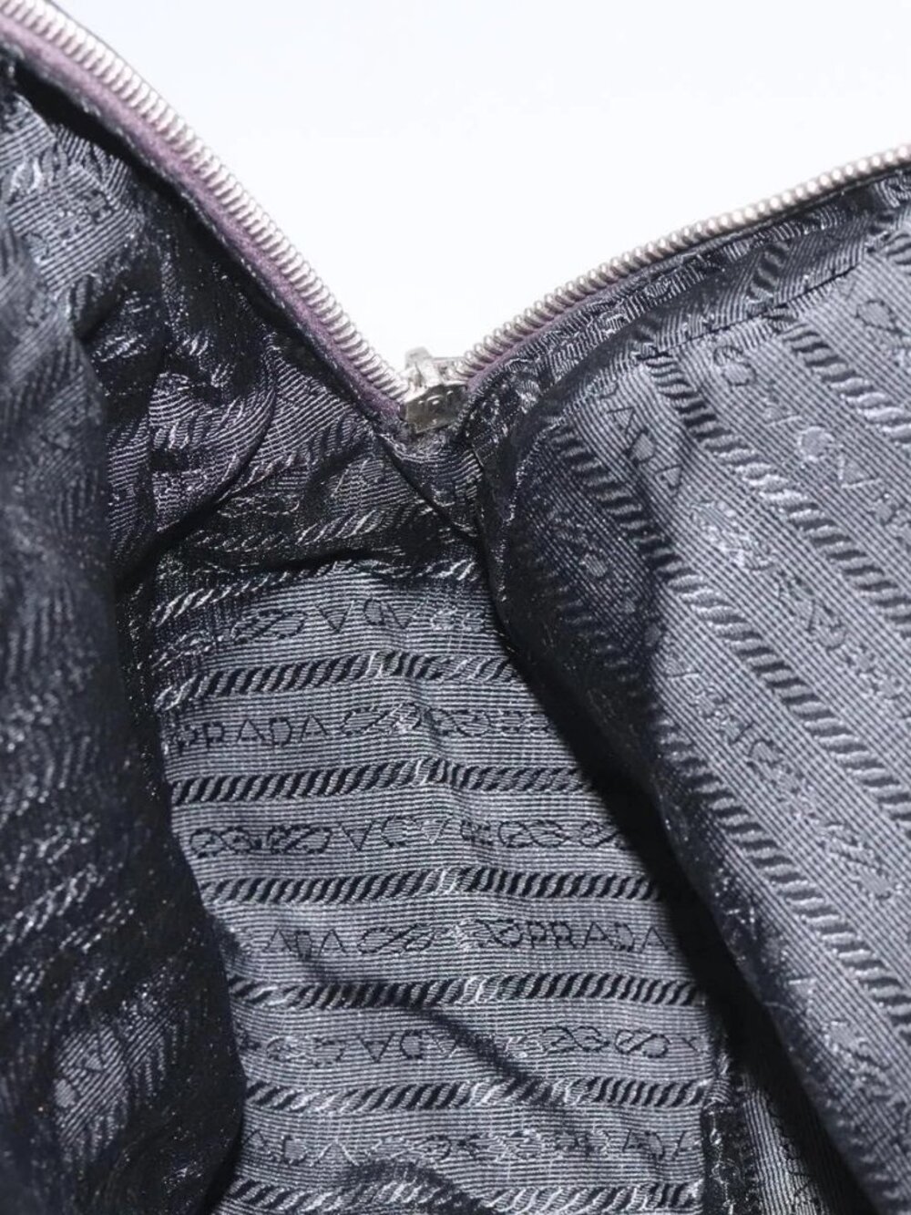 PRADA Shoulder Bag Nylon Purple Auth nb139V - Picture 12 of 16
